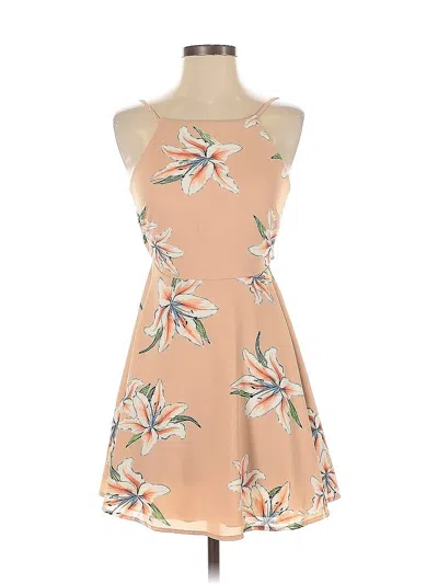 Pre-owned Lulus Casual Dress In Brown