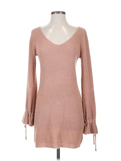 Pre-owned Lulus Casual Dress In Brown