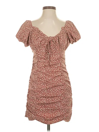 Pre-owned Lulus Casual Dress In Brown