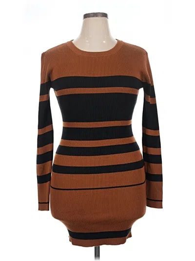 Pre-owned Lulus Casual Dress In Brown