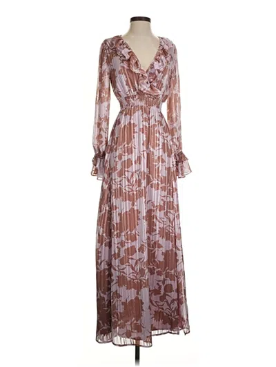 Pre-owned Lulus Casual Dress In Brown