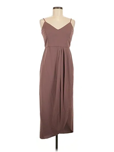 Pre-owned Lulus Casual Dress In Brown