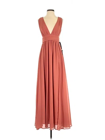 Pre-owned Lulus Casual Dress In Brown