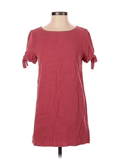 Pre-owned Lulus Casual Dress In Burgundy