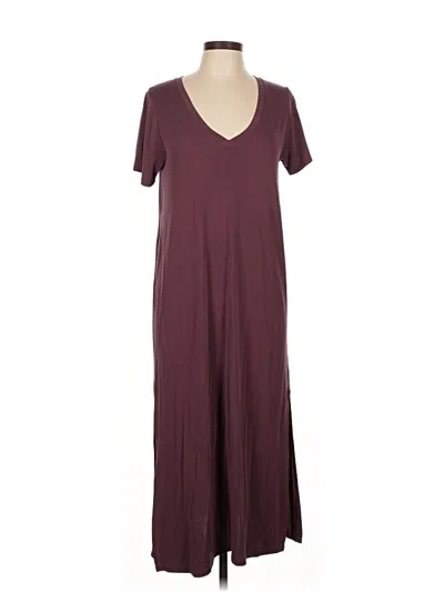 Pre-owned Lulus Casual Dress In Burgundy