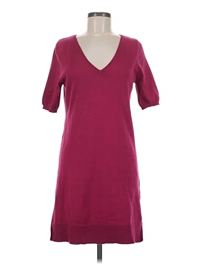 Pre-owned Lulus Casual Dress In Burgundy