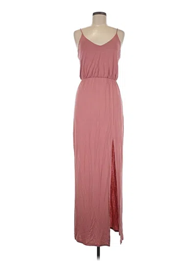 Pre-owned Lulus Casual Dress In Burgundy