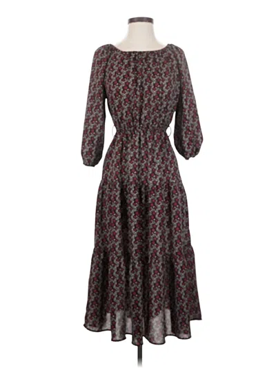 Pre-owned Lulus Casual Dress In Burgundy