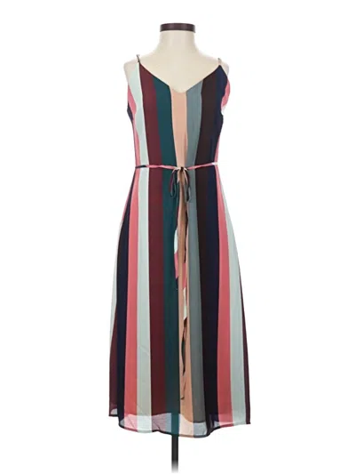 Pre-owned Lulus Casual Dress In Burgundy