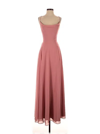 Pre-owned Lulus Casual Dress In Burgundy