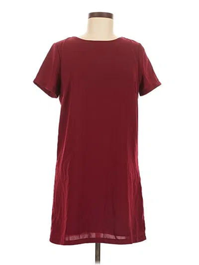 Pre-owned Lulus Casual Dress In Burgundy