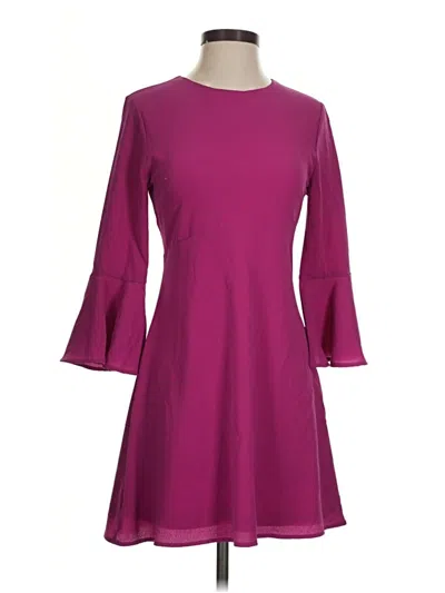 Pre-owned Lulus Casual Dress In Burgundy