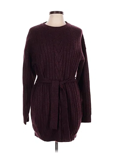 Pre-owned Lulus Casual Dress In Burgundy