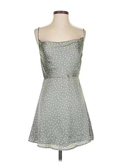 Pre-owned Lulus Casual Dress In Gray