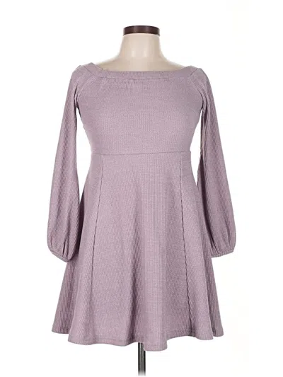 Pre-owned Lulus Casual Dress In Gray