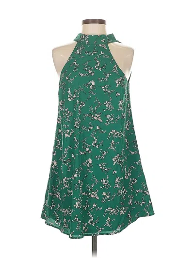 Pre-owned Lulus Casual Dress In Green