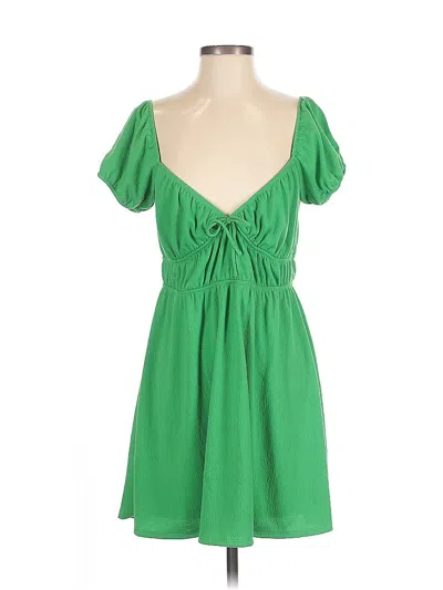 Pre-owned Lulus Casual Dress In Green