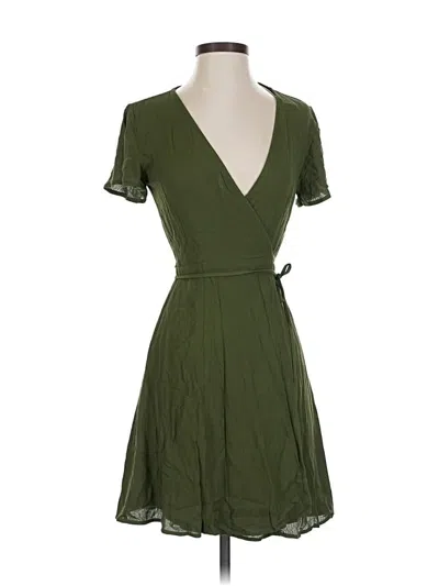 Pre-owned Lulus Casual Dress In Green
