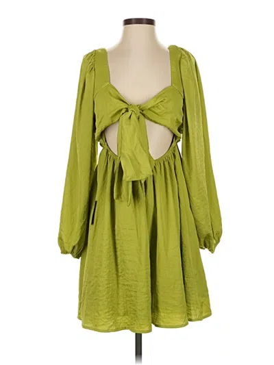 Pre-owned Lulus Casual Dress In Green