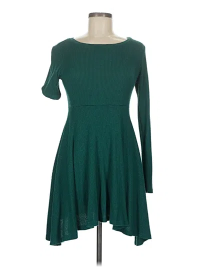 Pre-owned Lulus Casual Dress In Green