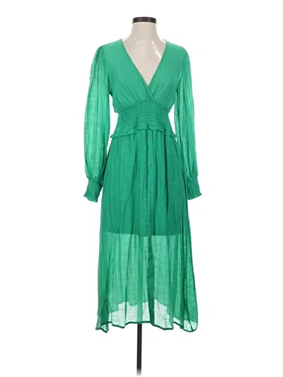 Pre-owned Lulus Casual Dress In Green