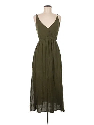 Pre-owned Lulus Casual Dress In Green
