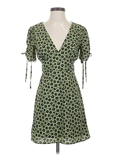 Pre-owned Lulus Casual Dress In Green