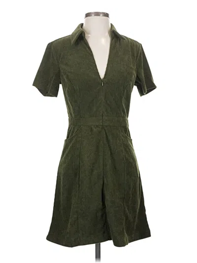 Pre-owned Lulus Casual Dress In Green