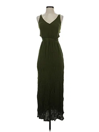 Pre-owned Lulus Casual Dress In Green