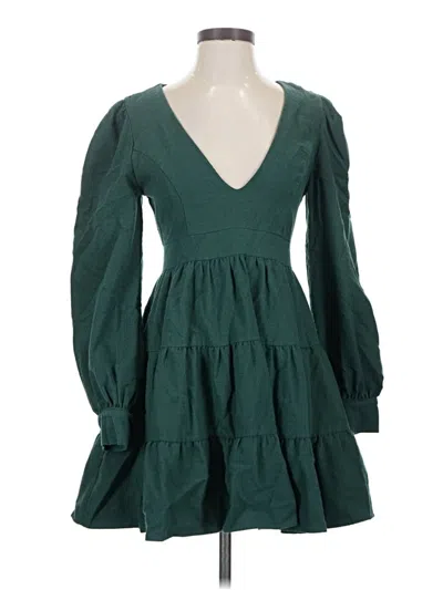 Pre-owned Lulus Casual Dress In Green