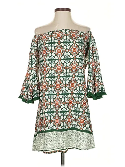 Pre-owned Lulus Casual Dress In Green