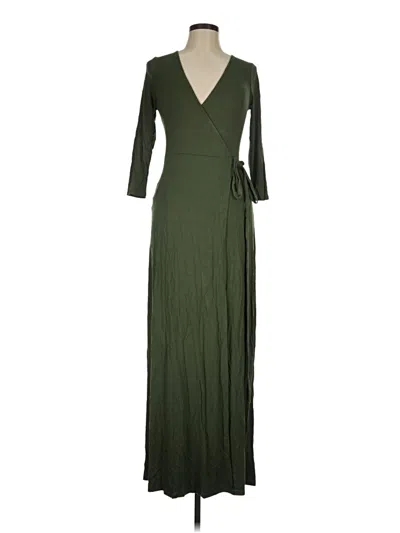 Pre-owned Lulus Casual Dress In Green