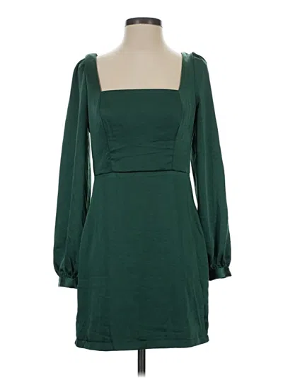 Pre-owned Lulus Casual Dress In Green