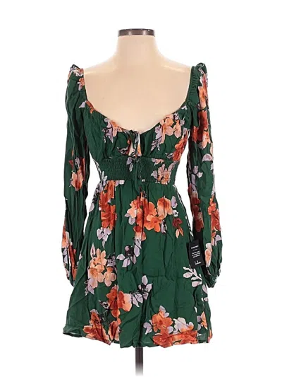 Pre-owned Lulus Casual Dress In Green