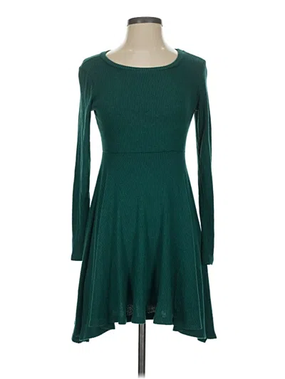 Pre-owned Lulus Casual Dress In Green