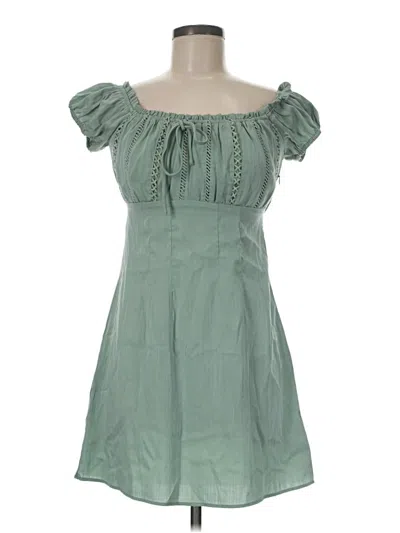 Pre-owned Lulus Casual Dress In Green