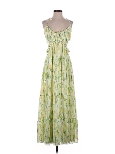 Pre-owned Lulus Casual Dress In Green