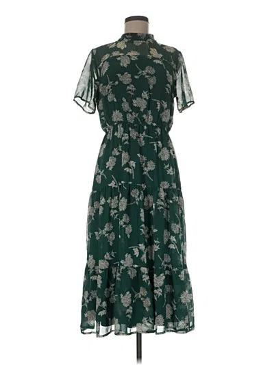 Pre-owned Lulus Casual Dress In Green