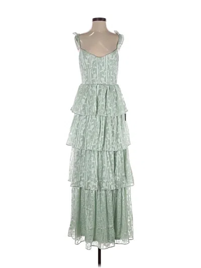 Pre-owned Lulus Casual Dress In Green
