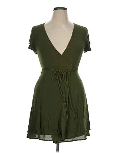 Pre-owned Lulus Casual Dress In Green