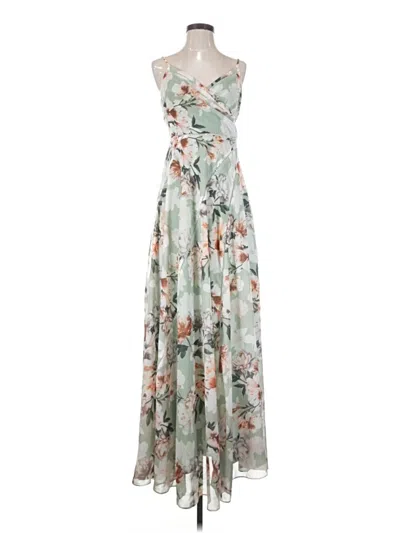 Pre-owned Lulus Casual Dress In Green
