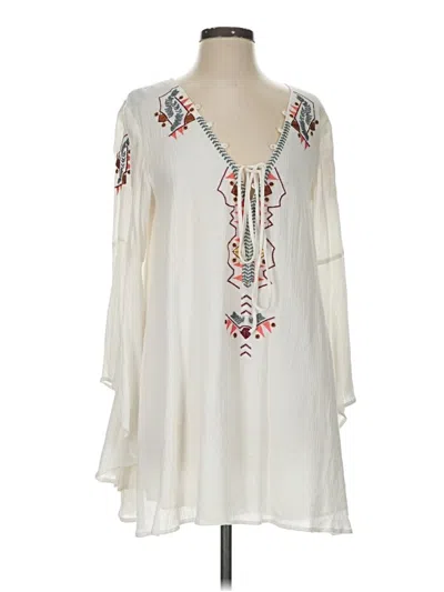 Pre-owned Lulus Casual Dress In Ivory