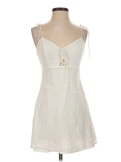 Pre-owned Lulus Casual Dress In Ivory