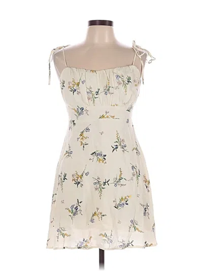 Pre-owned Lulus Casual Dress In Ivory
