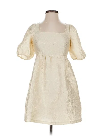 Lulus Casual Dress In Neutral