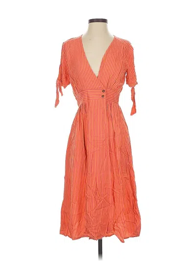 Pre-owned Lulus Casual Dress In Orange