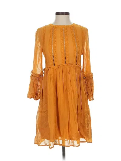 Pre-owned Lulus Casual Dress In Orange