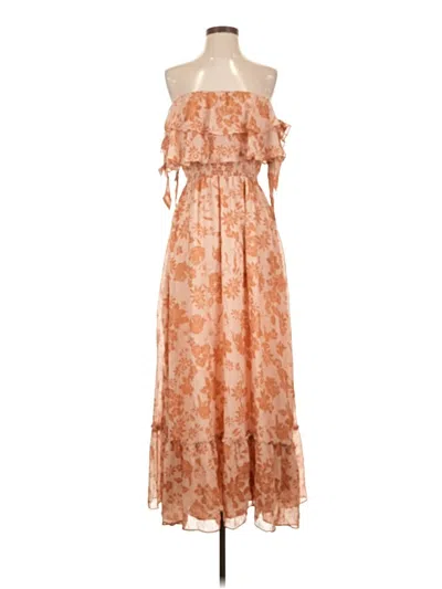 Pre-owned Lulus Casual Dress In Orange