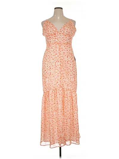 Pre-owned Lulus Casual Dress In Orange