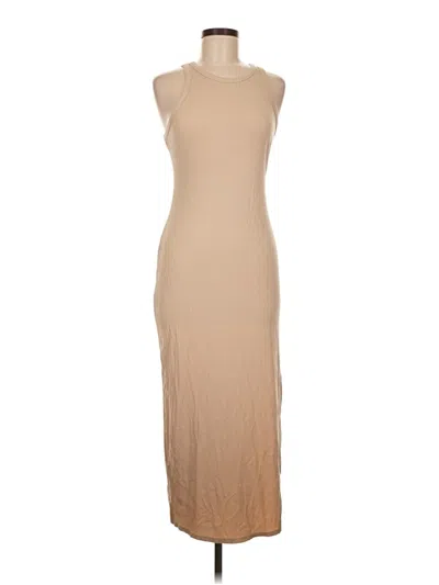 Pre-owned Lulus Casual Dress In Tan